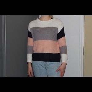 Cute colorblock sweater